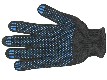 Перчатки ПВХ черные в ассортименте