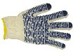Перчатки трикотажные с ПВХ Волна класс 7, 5-ти нитка